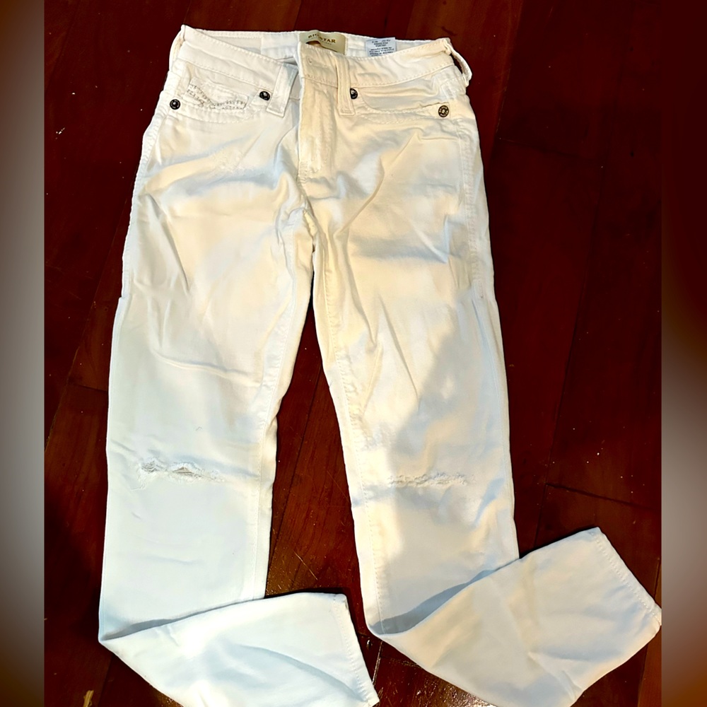 Big star - Alex Skinny Jean - white distressed
